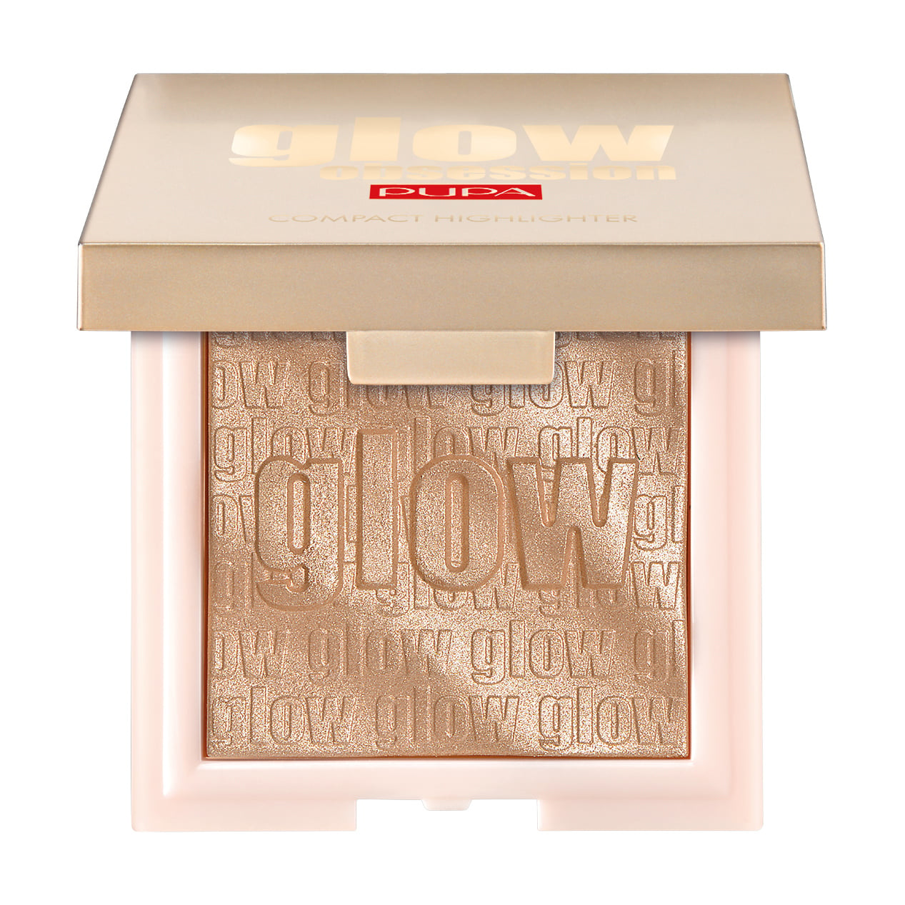 Компактний хайлайтер для обличчя Pupa Glow Obsession Compact Highlighter 002 Rose Gold, 6 г