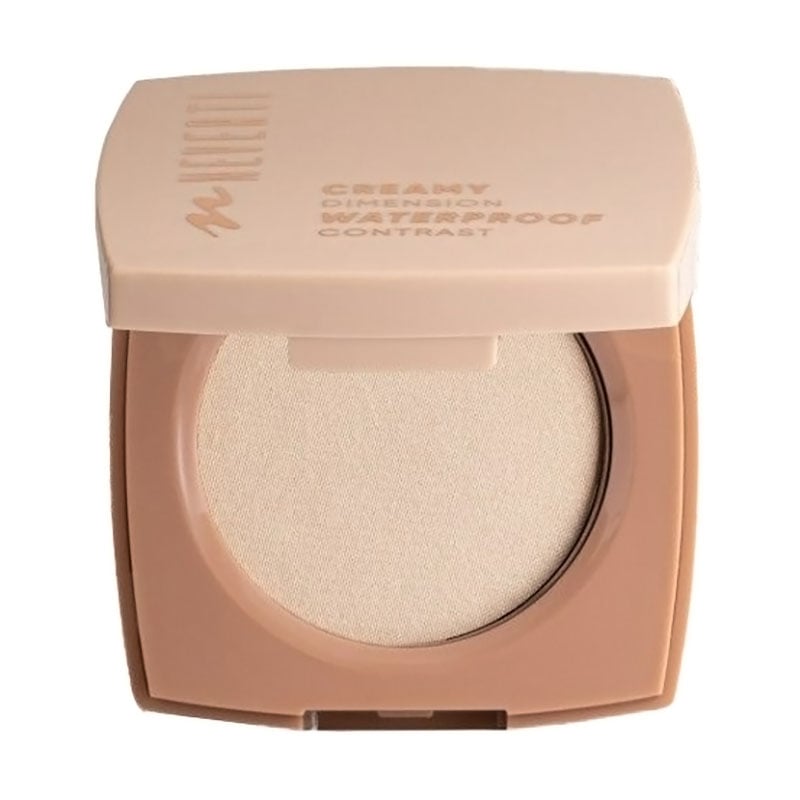 Водостійкий компактний хайлайтер для обличчя Neverti Waterproof Highlighter Rose Quartz NP205, 101, 6.5 г