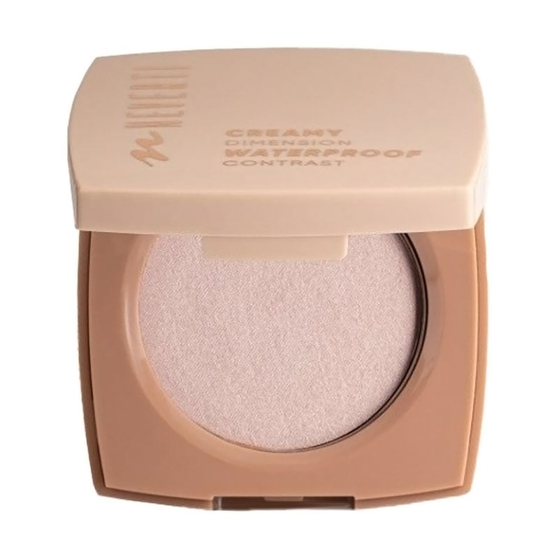 Водостійкий компактний хайлайтер для обличчя Neverti Waterproof Highlighter Rose Quartz NP205, 102, 6.5 г